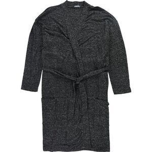 American Eagle Womens Belted Hearthered Cardigan Sweater, Grey, M, DM